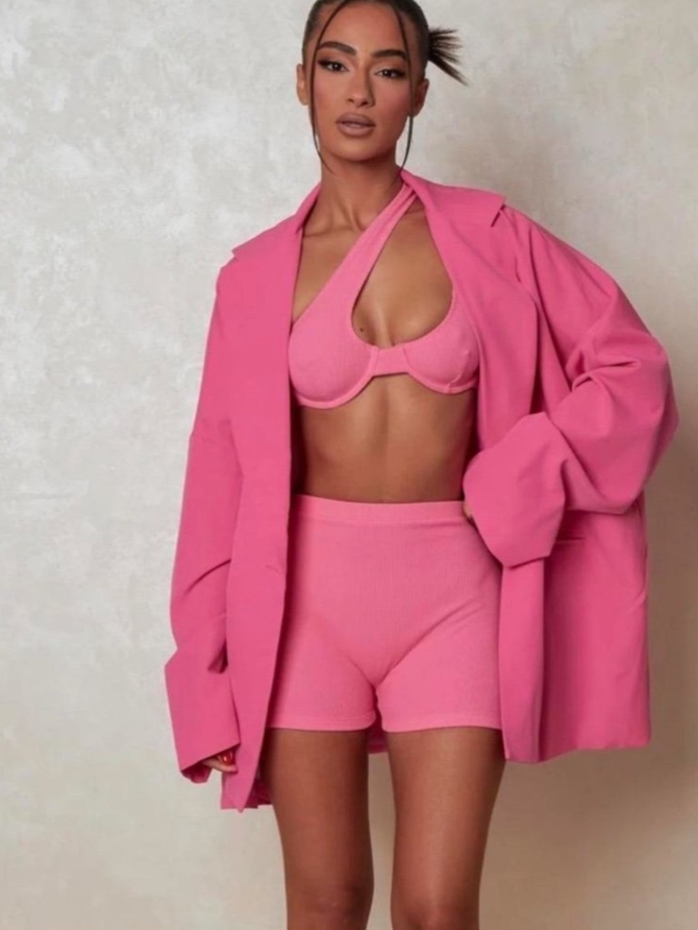 Mars The Label Ribbed Short Set - Picture 2 of 6